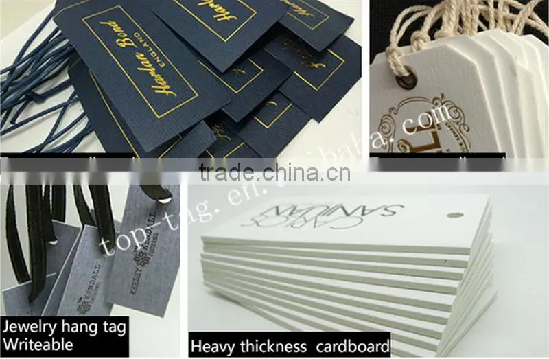 Printable EPC Gen2 UHF Paper Clothing Rfid Tag Hang Tag