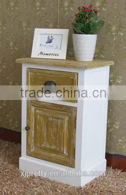 bedroom furniture classic White MDF bedside table/cabinet
