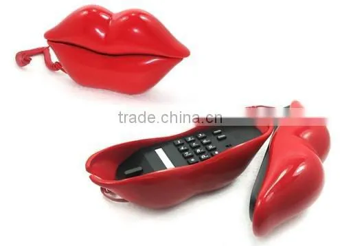 Sexy Kiss style red lip telephone