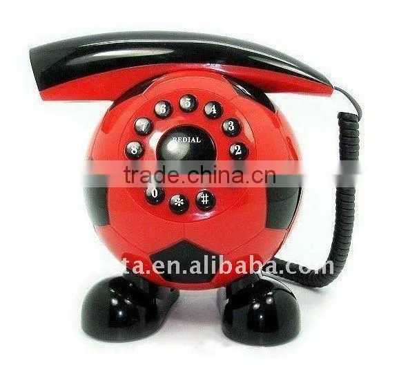 Cartoon Telephone For Children With Basketball Shape
