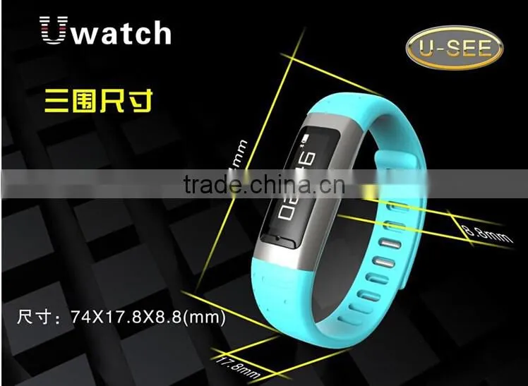 New Fashion U Watch U9 Smart Bluetooth Watch SmartWatch Wrist Pedometer Wifi Hotspots Android Phone U9 smart watch
