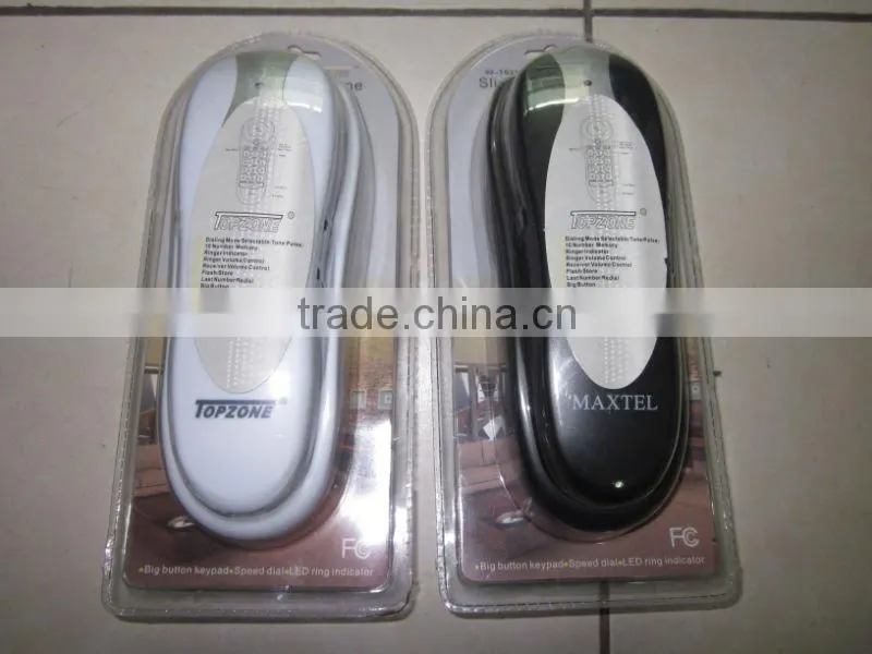 European design hot selling model corded landline telephone