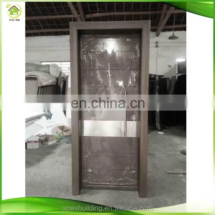Italian steel security door steel wooden armored door