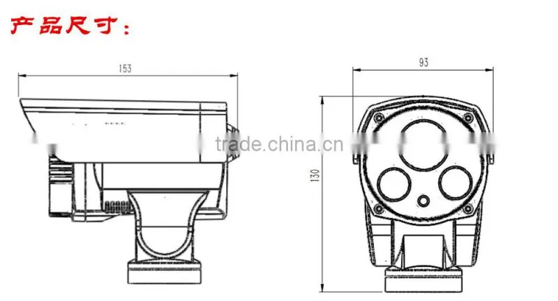 IP66 Waterproof Bullet ptz ip camera Camera, adjust for Pan/Tilt/Zoom,mini ip wifi camera