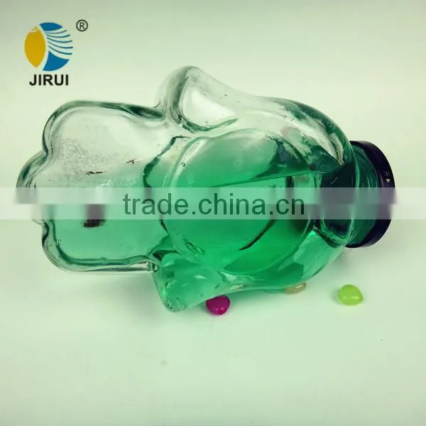 unique shape glass bottle & glass bottle with multi-usage