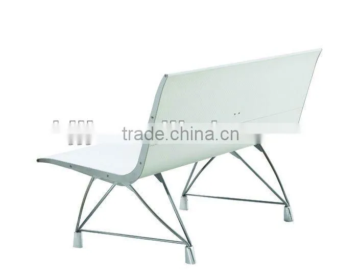 public high quality stainless steel 304 lounge chair waiting chair H60