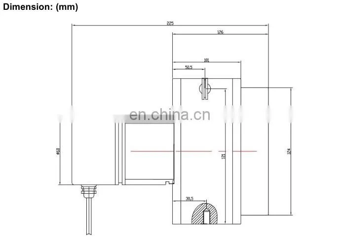 HS series 3m to 12 meter large scale Wire encoder rope displacement sensor