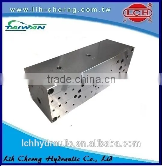 Multiple hydraulic manifold block