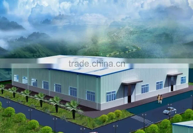 Pre engineering long span steel structure warehouse