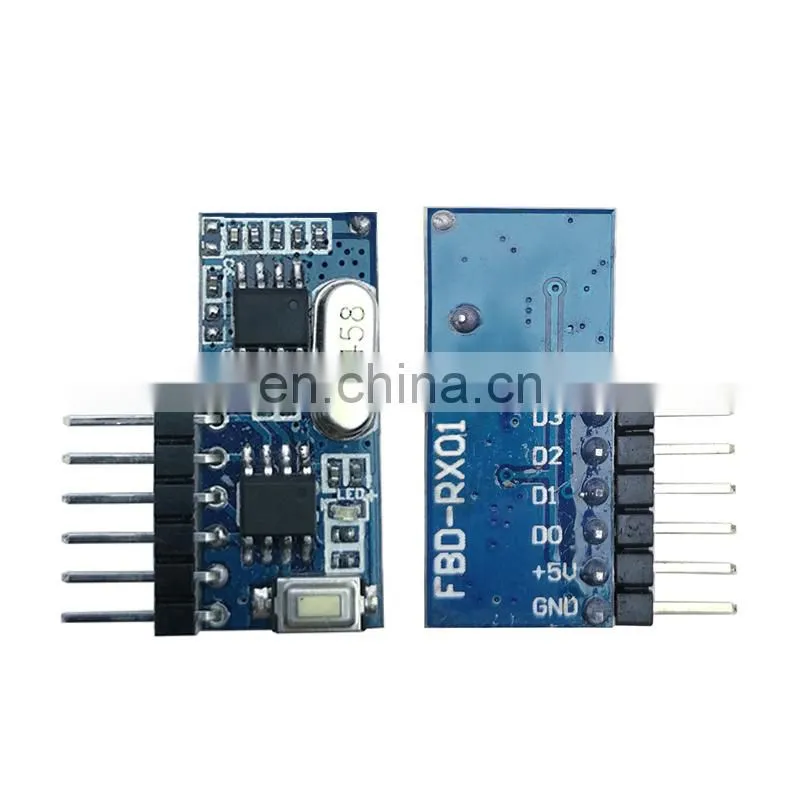 RF transmitter and receiver 433mhz Wireless remote control light switch RF module with remote