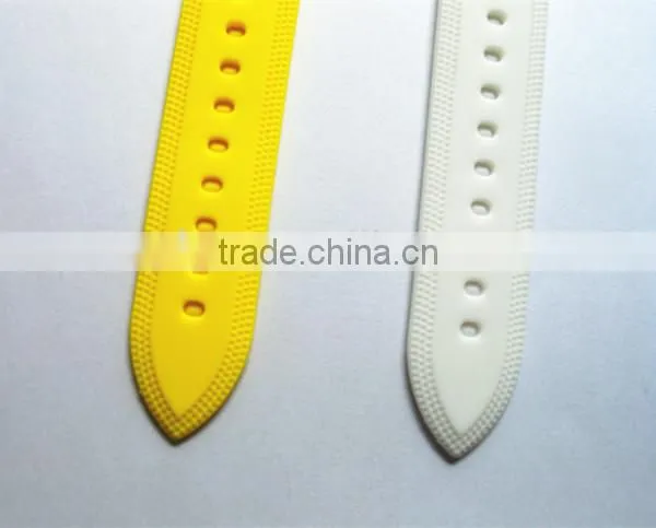 japanese quartz movement watches waterproof 3 atm, white silicone strap