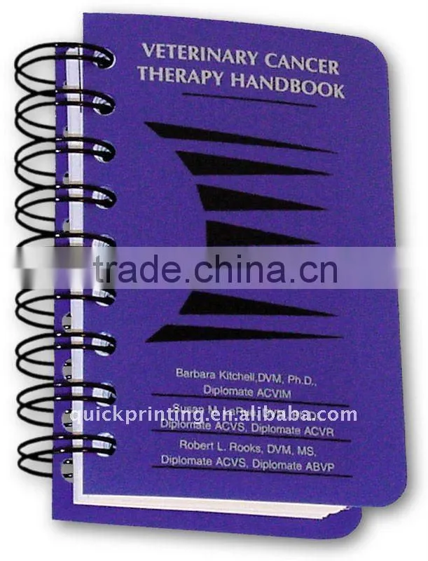 2015 popular notebook printing withcover design