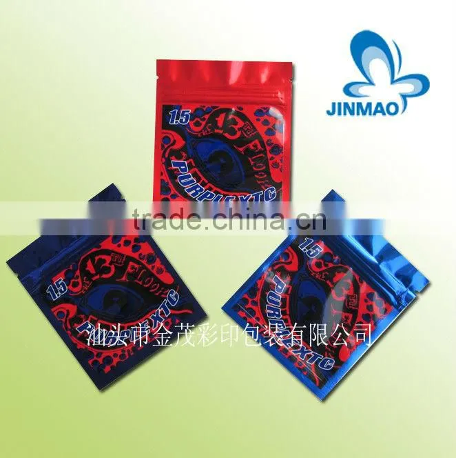 Cheap BOPP material plastic packaging header bag
