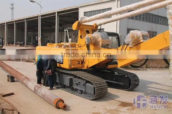 HF168A crawler type rotary piling rig