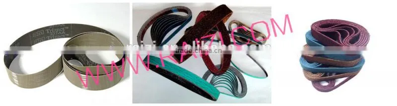 Stainless steel pipe belt sander with 3M trizact belt