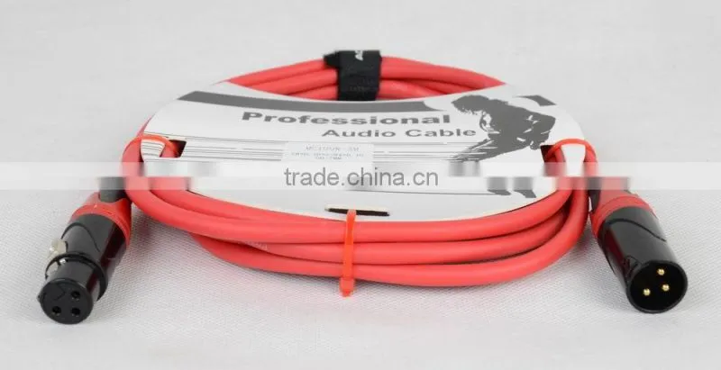 Professional 10ft male to female microphone cable for extension video MC199R-3M