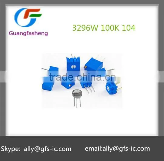 Multiple ring precision adjustable resistor 3296W 100K potentiometer 104