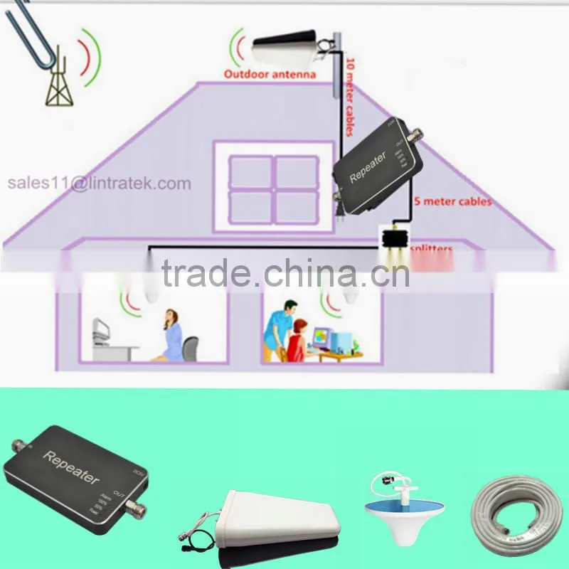 Shenzhen Lintratek Factory full bar full signal 3g 4g lte booster 2600mhz mobile signal booster