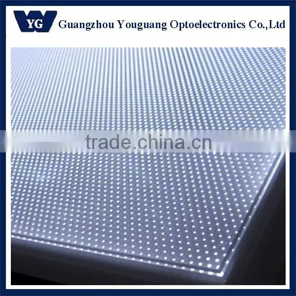 3mm/4mm/5mm/6mm Silk Screen Printing acrylic LED Light Guide Panel for led panel light & led advertiting light box