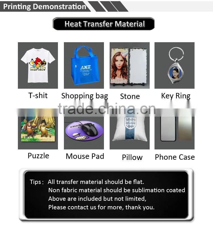 sublimation heat transfer printing pillow cover for DIY