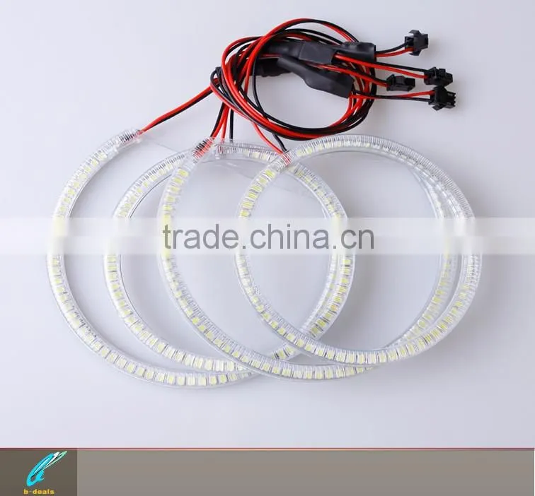 B-deals custom logo SMD Halo Ring Headlight DRL for Mitsubishi LANCER non projector