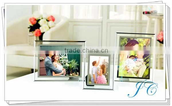 2015 Best Sale Cute Love Glass Photo Frame With Lower Price