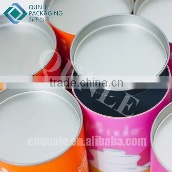 Custom Herbals Tea Paper Tube Box Packaging