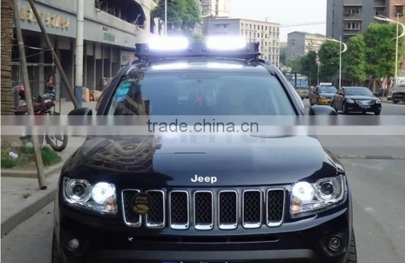 36W 12 LED 2520lm Brightness Aluminum Bracket LED Light Bar Car