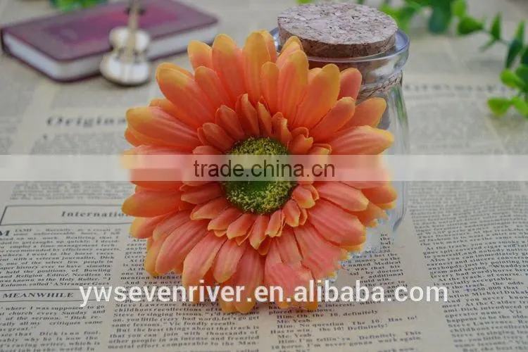 The simulation sunflowers African chrysanthemum sunflower with flowers, silk flowers floral hat that occupy the home decoration
