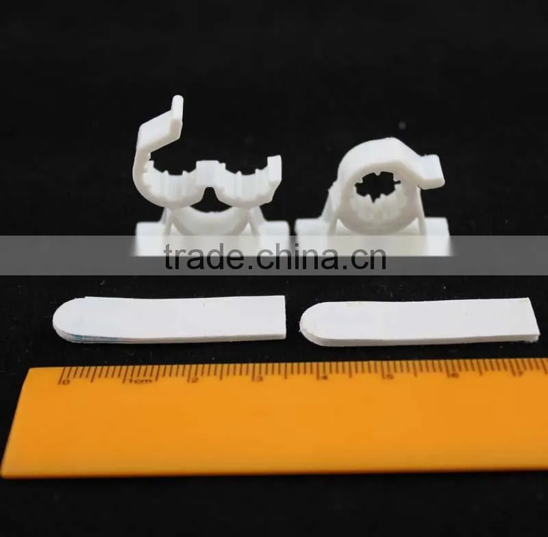 plastic self adhesive wire clip