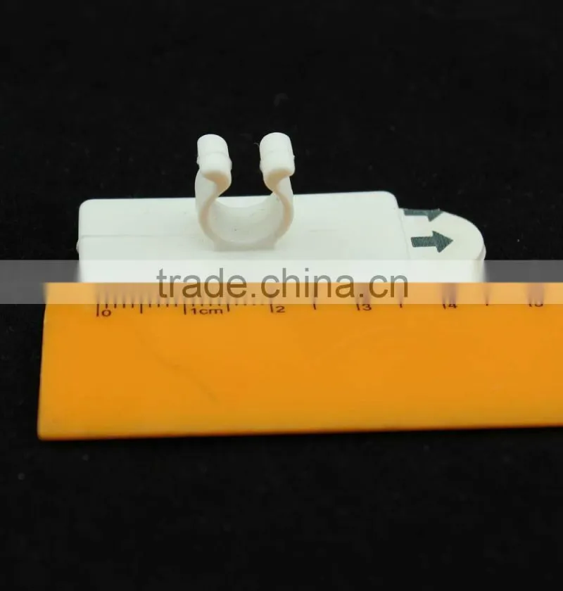 removable adhesive Plastic wire clip