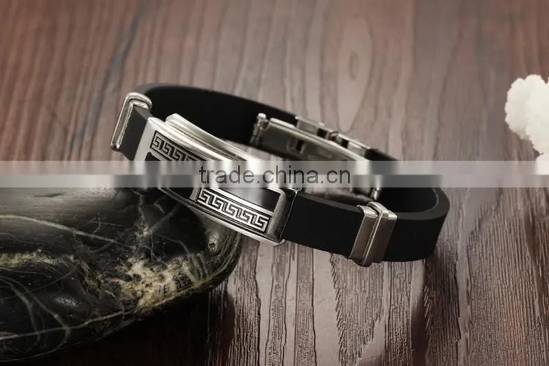 New style personalized silicone bracelets factory price