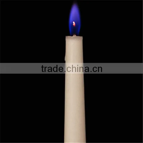 color flame taper candle