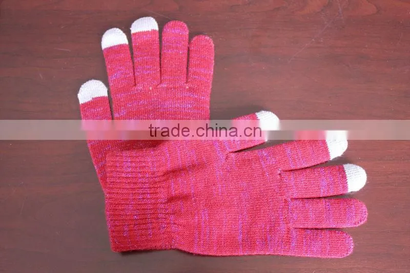 smartphone gloves/ touch screen gloves/ knitted bluetooth gloves