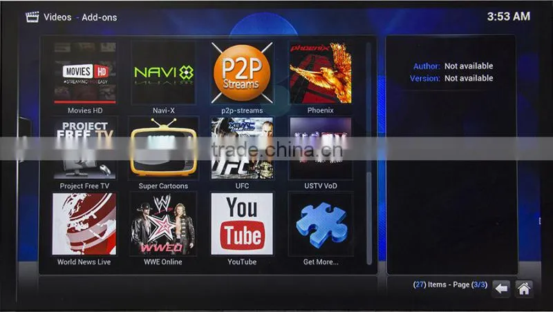 New Arrive Kodi Fully Loaded Z4 RK3368 OCTA Core Android 5.1 Lollipop OS Smart TV Box 2GB/16GB 4K Media Player 5G Wifi