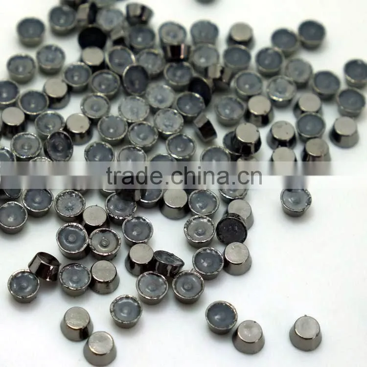 6mm/8mm/10mm Hot Fix Metal Fitting, Convex Bucket Hotfix Iron On Metal Studs
