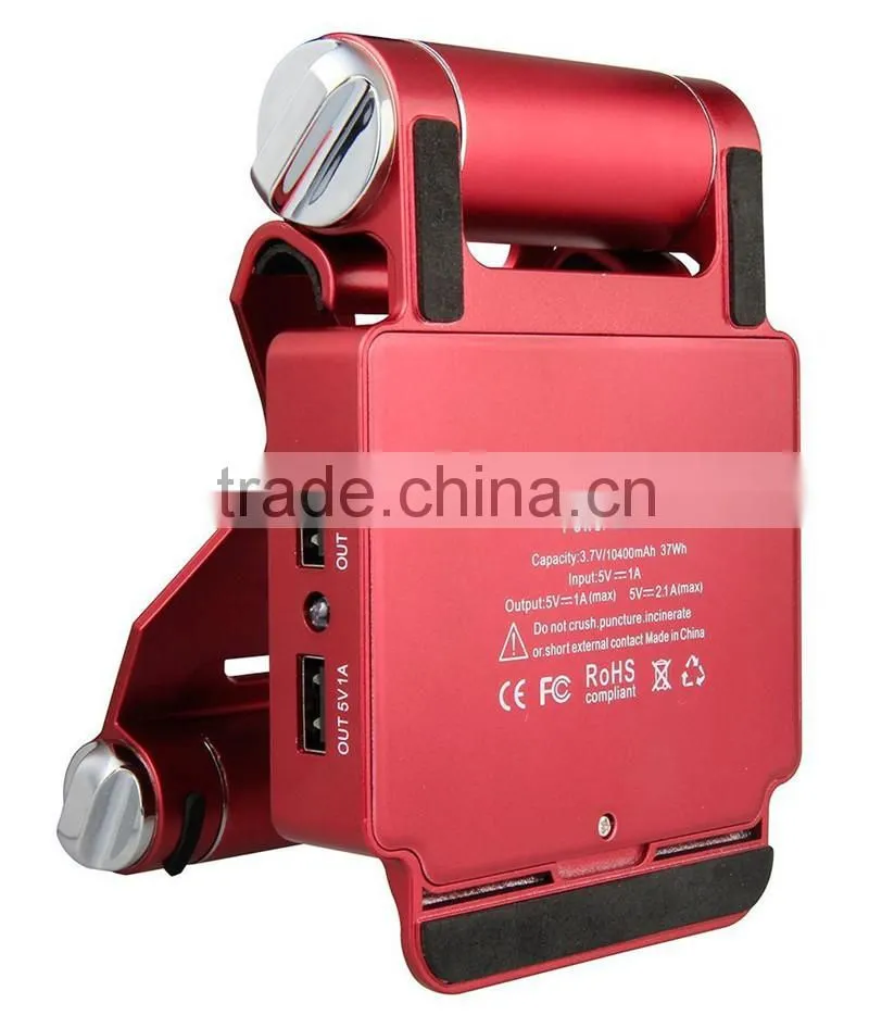 Wholesale Portable Power Bank with Flashlight Function 10400mAh