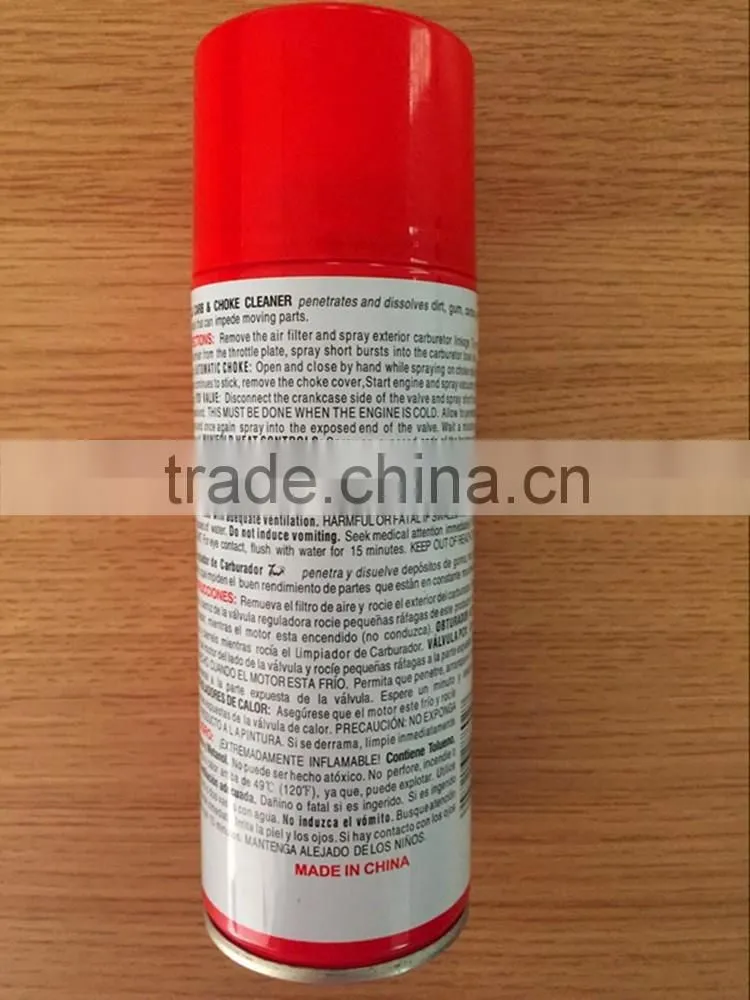 aerosol carb cleaner spray