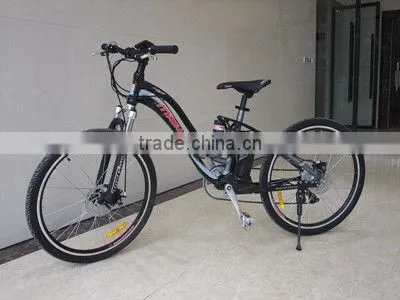 26'' electric bicycle Aluminum frame Lithium battery mountain bike