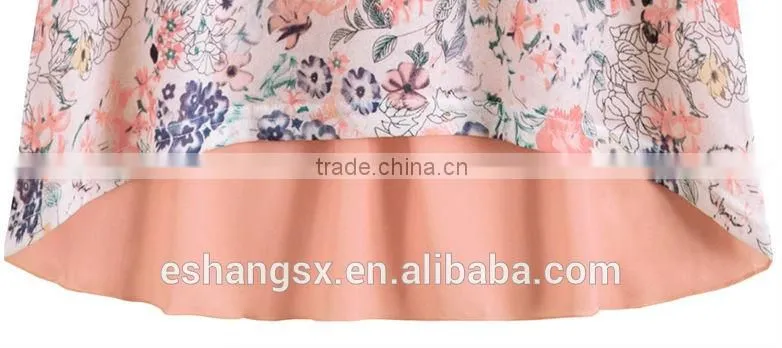 Ladies printed loose short sleeve t-shirt