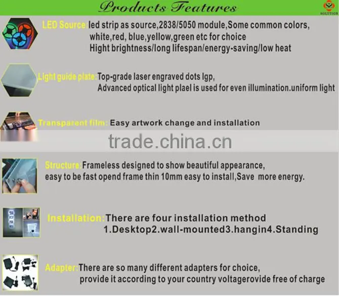 factory manufacturing crystal LED light frame