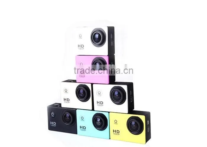 Factory Wholesale Waterproof Full HD 1080p Sport DV Action Camera 12MP 1.5 inch LCD screen 170 degree angle