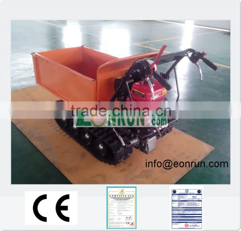 mini track dumper with CE certification and petrol engine