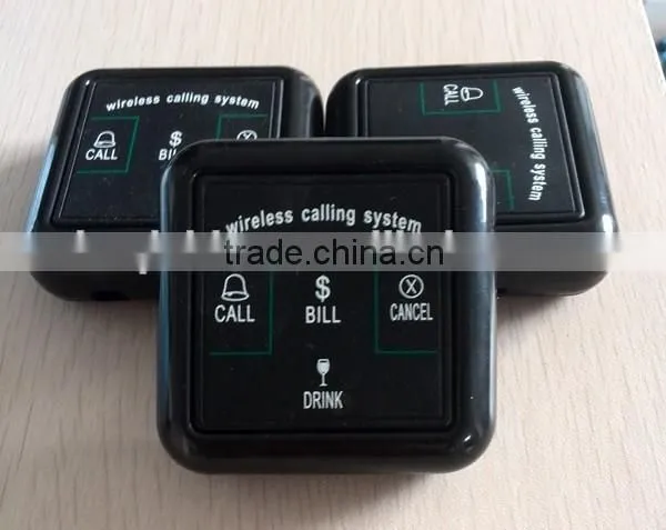 Wireless Calling Call Button Wireless Restaurant Pager Paging Systems Table Service Buzzer Call Button Restaurant Koqi Factory