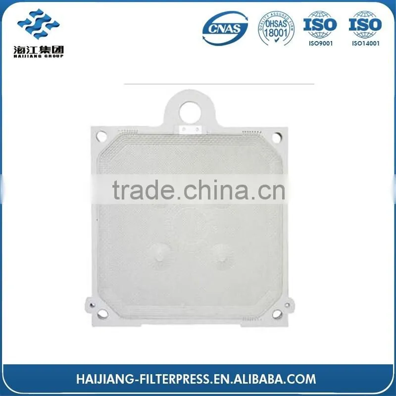 Haijiang 1500 head diaphram filter plate price membrane filter plate