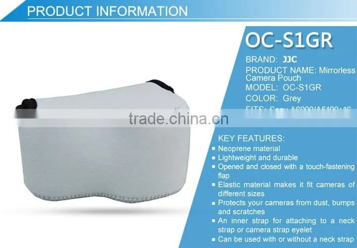 JJC Hot Selling Waterproof Mirrorless Camera Pouch Camera case Camera Bag