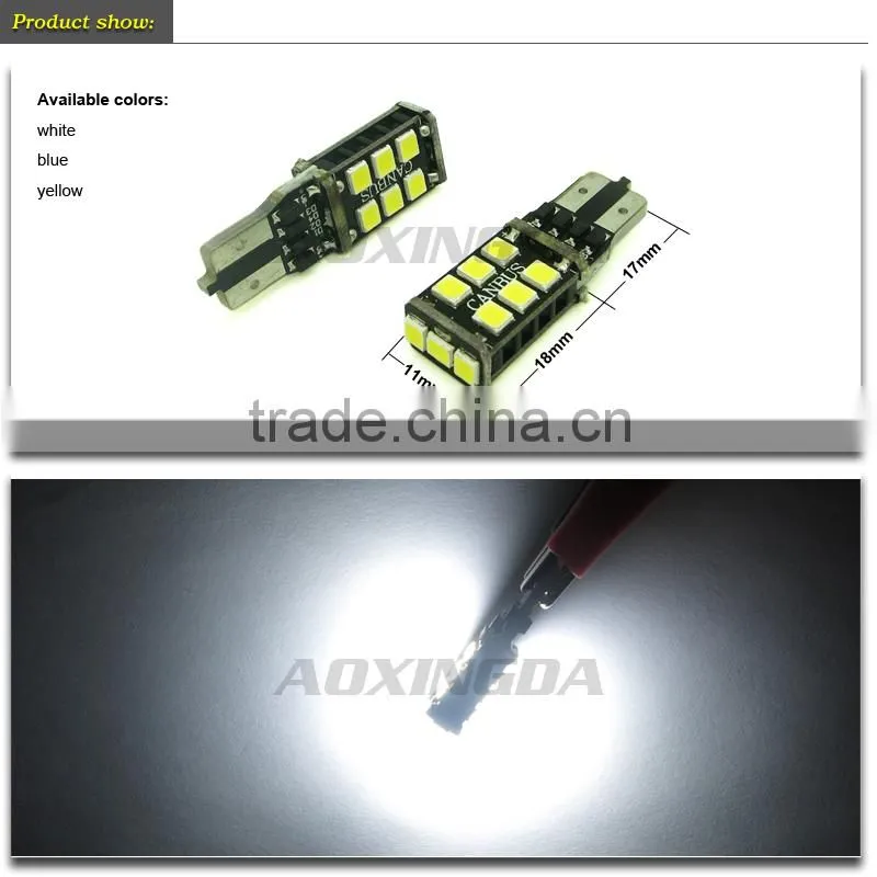 T10 15W 2835 high lumen CANBUS LED bulb