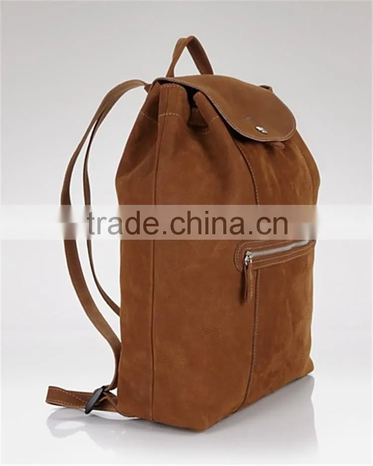 khaki canvas rucksack fashionable girls backpack