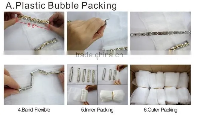 Factory womens titanium magnet bracelet
