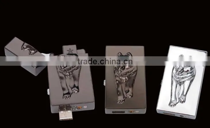 Metal case mini cigarette lighter usb flash drive custom